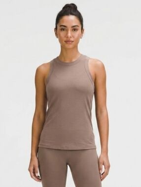 Lululemon Jersey Training Tank Top  Ash Rose Brown  Size 2